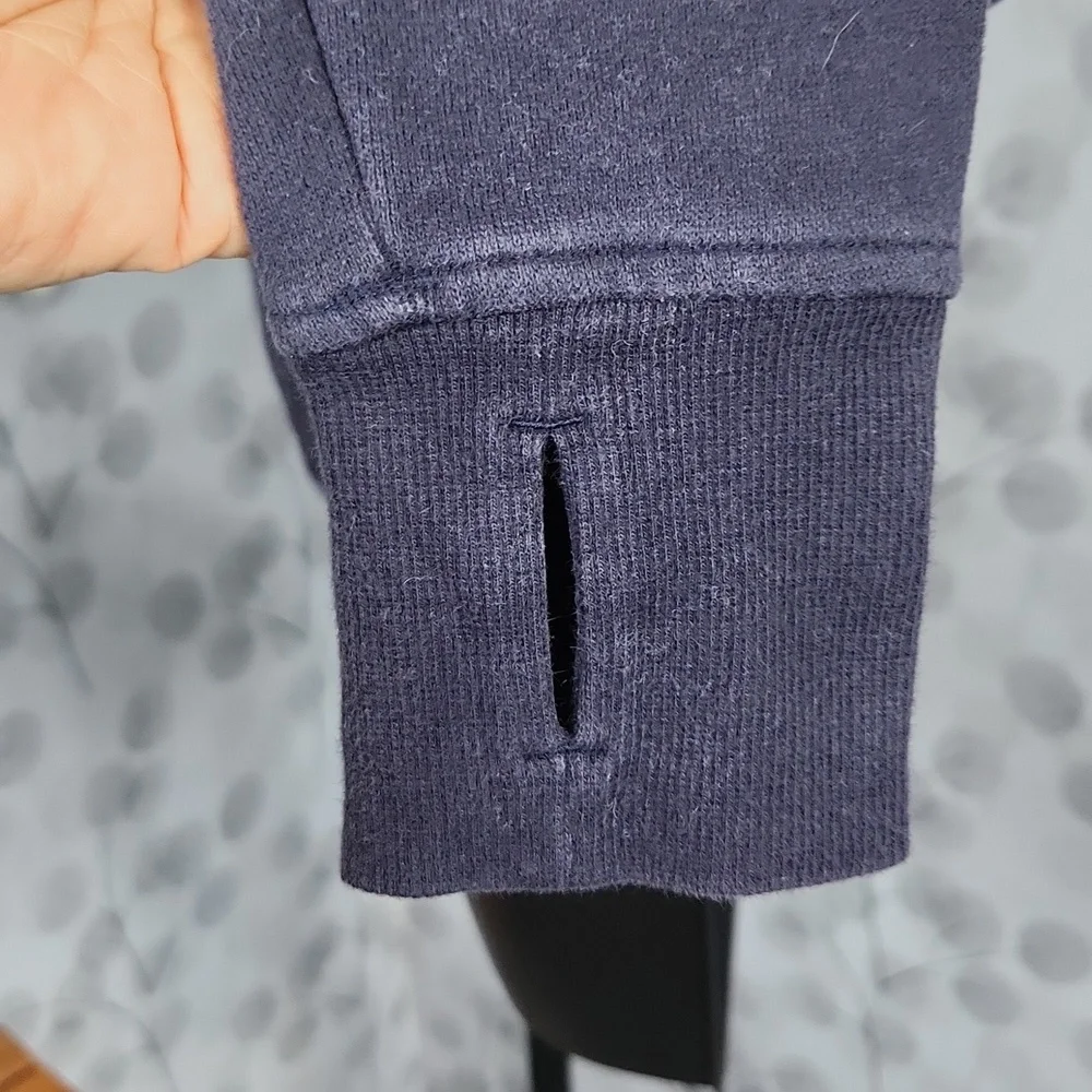 Lululemon Scuba Quarter-Zip Fleece Hoodie | Midnight Navy | Size 2 - Picture 7 of 10